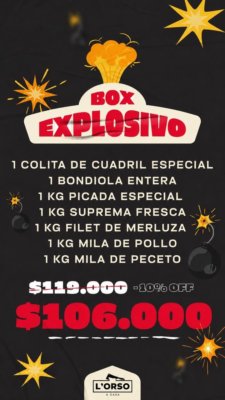 BOX EXPLOSIVO