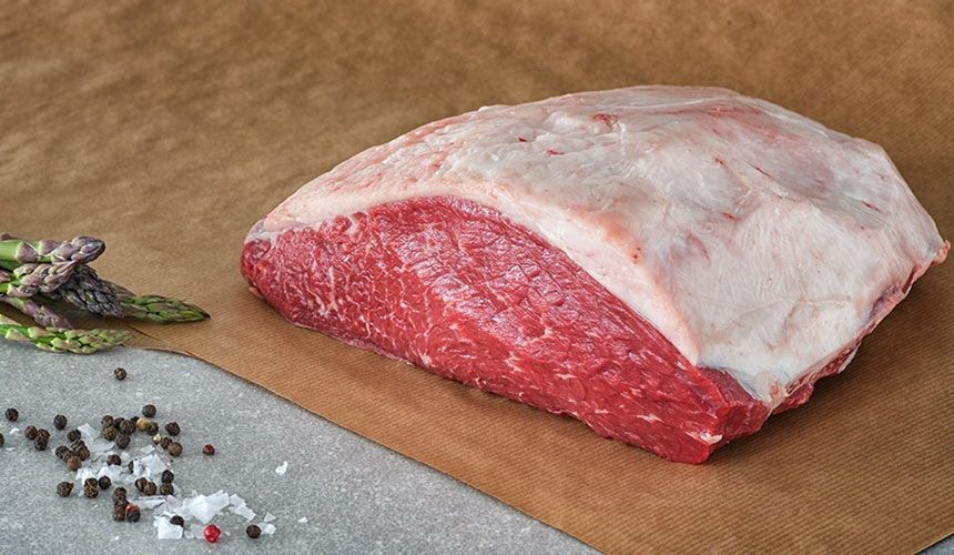 Corte de carne vacuno picanha