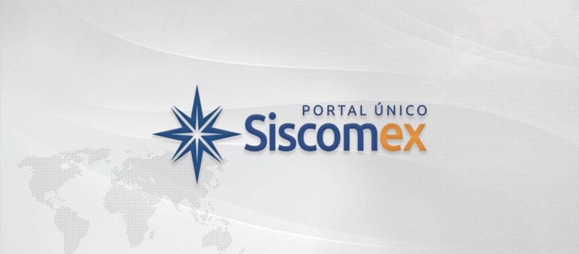 Logotipo do Siscomex, um 