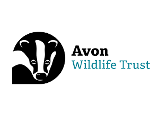 The avon wildlife trust logo shows a badger in a circle.