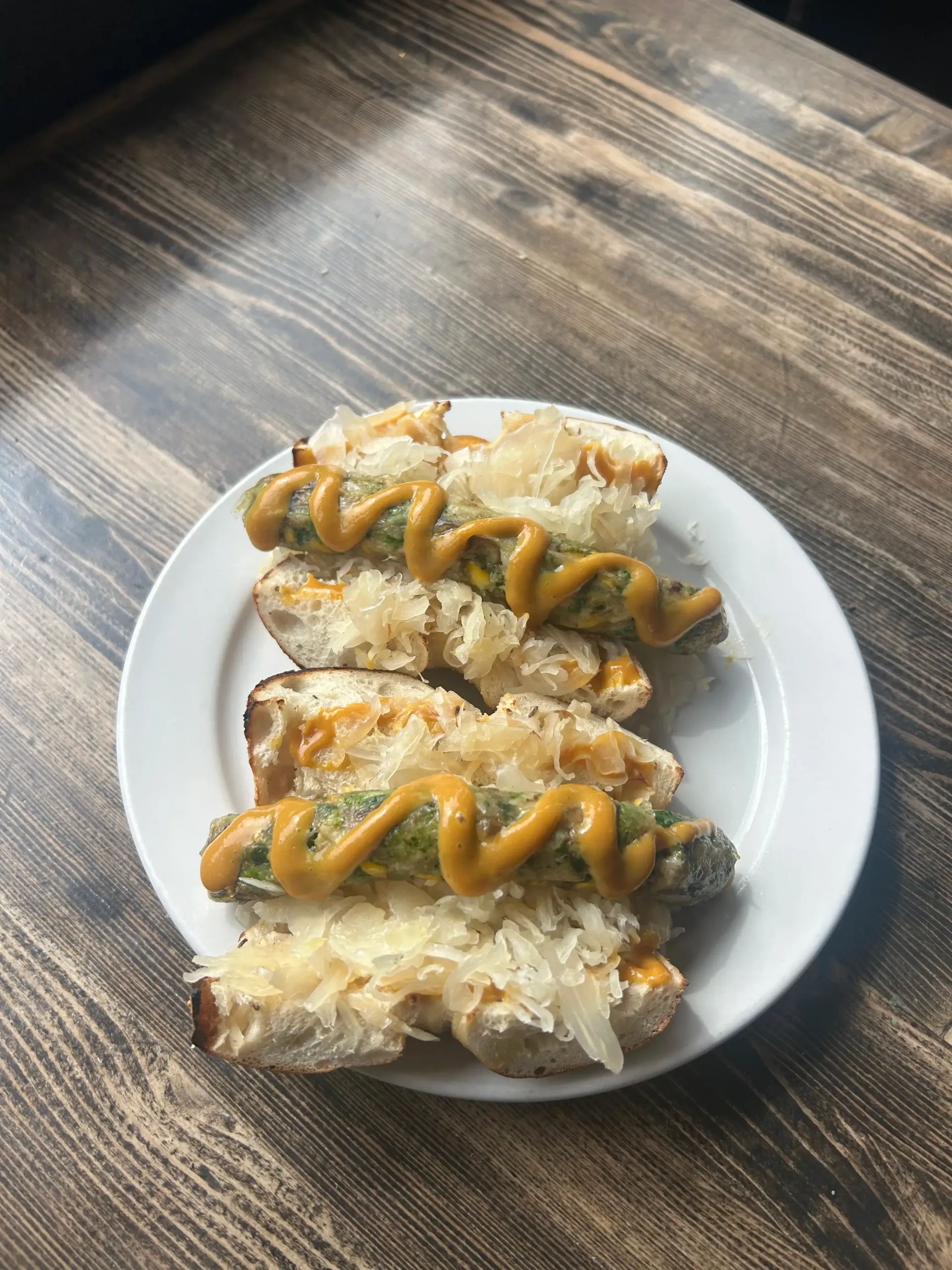 October special sauerkraut bagel at Bageltopia in Berkeley, CA