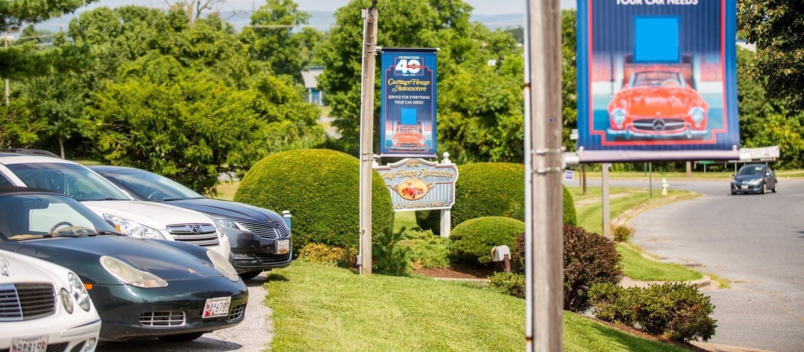 Street Advertising of Carriage House Automotive - Frederick Auto Repair