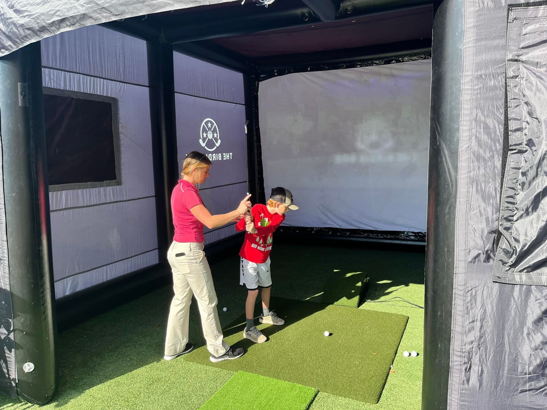 Birthday Party Mobile Golf Simulator