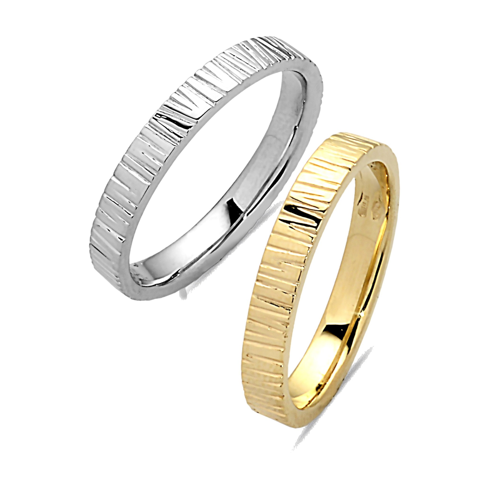 Lenval - mod. vibrazioni - F328 yew - oro bianco e giallo 750