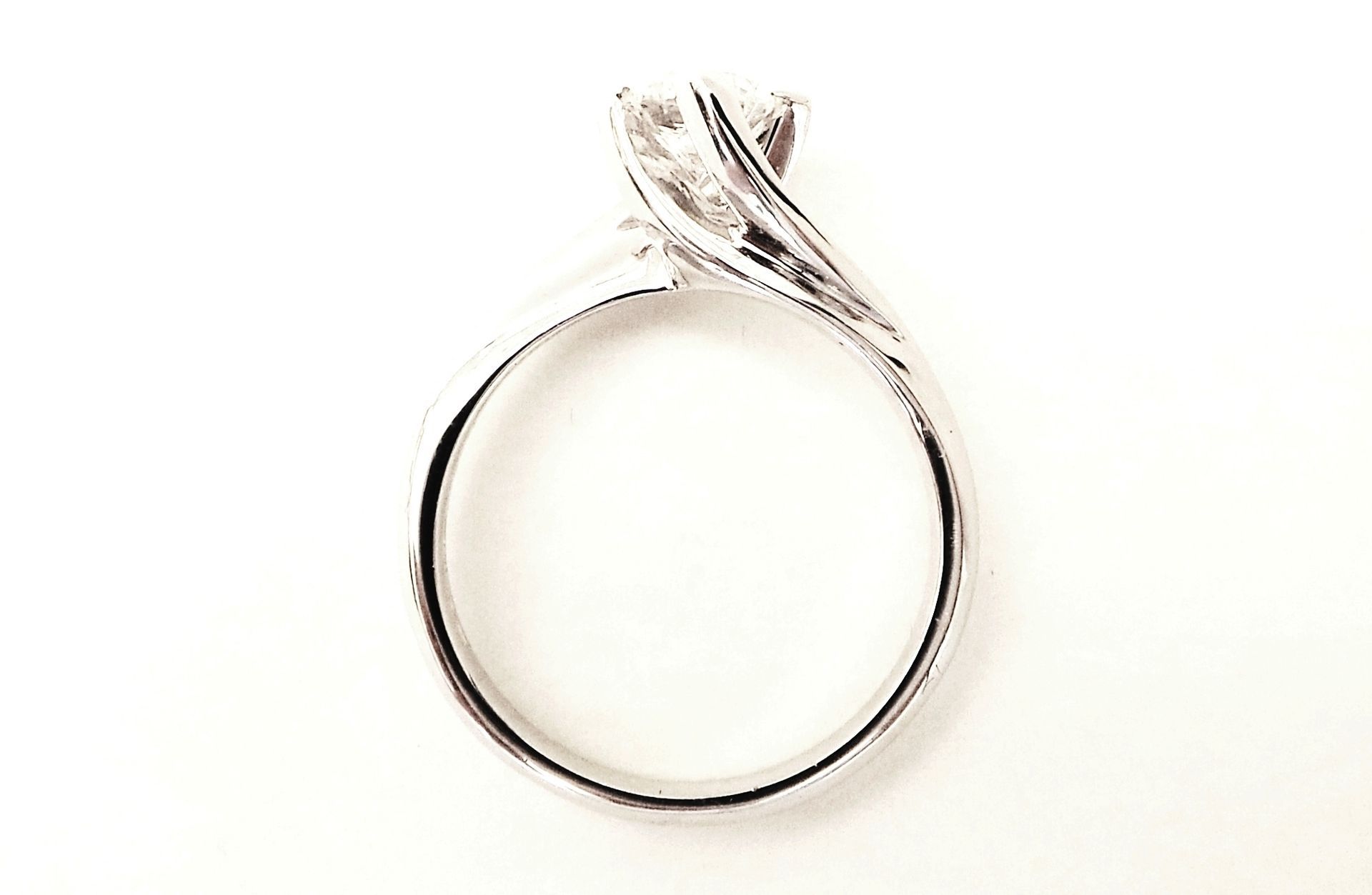 Cattelan - solitario oro bianco 750 e diamante - mod. Valentino
