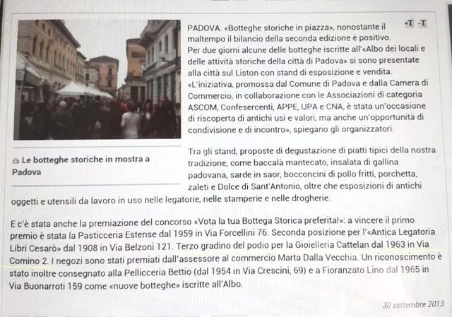 Liston,centro storico,sullo sfondo a destra Caffè Pedrocchi