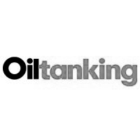Un logotipo en blanco y negro para oiltanking sobre un fondo blanco.