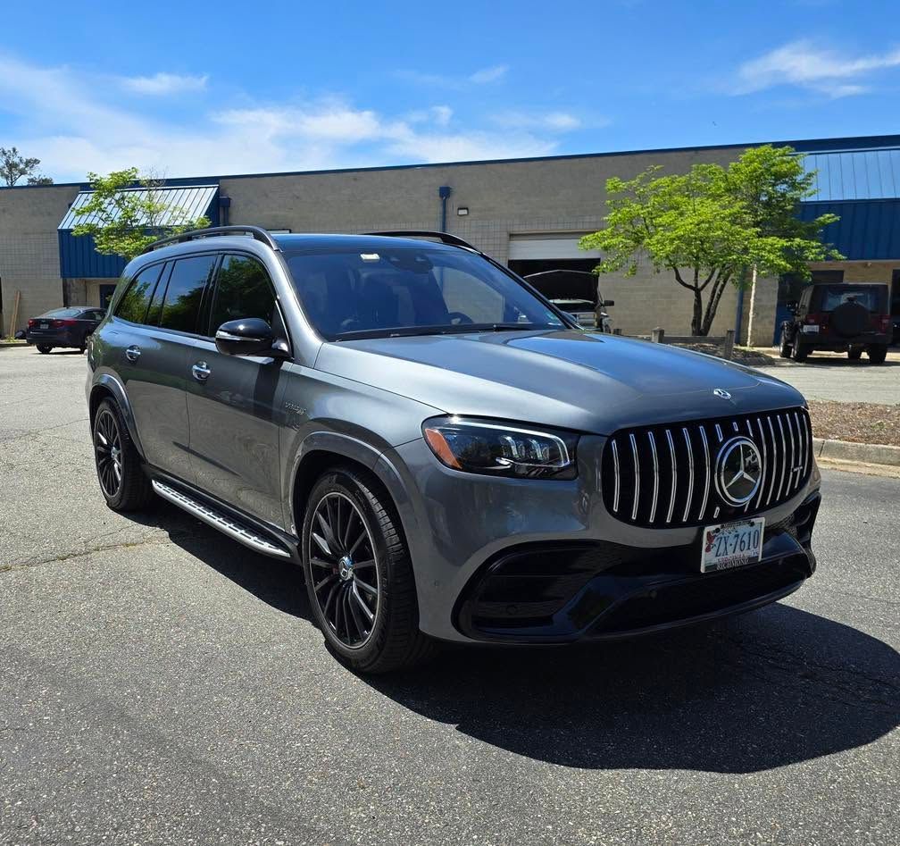 Mercedes SUV protected with paint protection film for long-lasting exterior paint protection