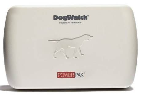 White DogWatch Power Pak. A dog silhouette is embossed.