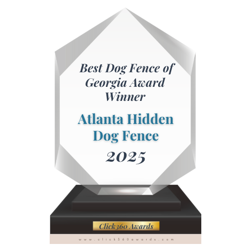 Award trophy for Atlanta Hidden Dog Fence,