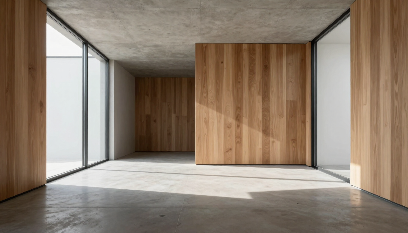 Modern architectonisch interieur met natuurlijk licht