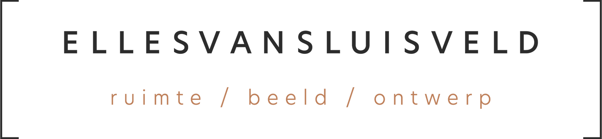 Logo ELLESVANSLUISVELD Ruimte/Beeld/Ontwerp