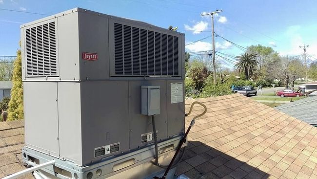 AC on roof