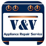 V & V Appliance Repair Service Logo