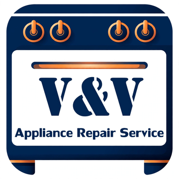 V & V Appliance Repair Service Logo