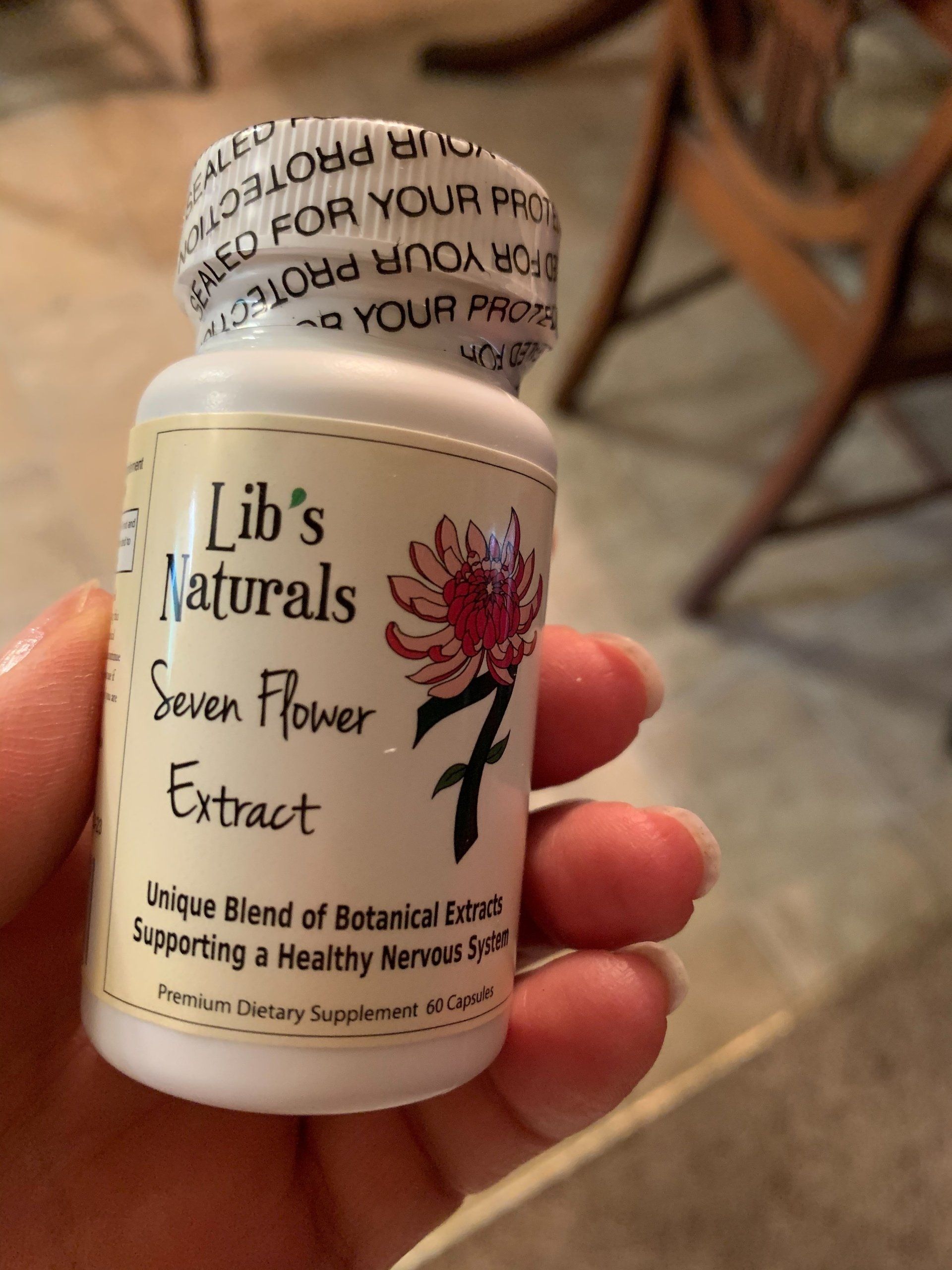 seven flower extract; stress; insomnia; high blood pressure