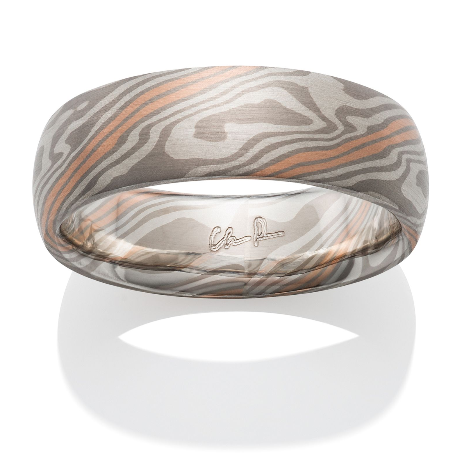 Beech - Pd500, 14K Red Gold, Silver