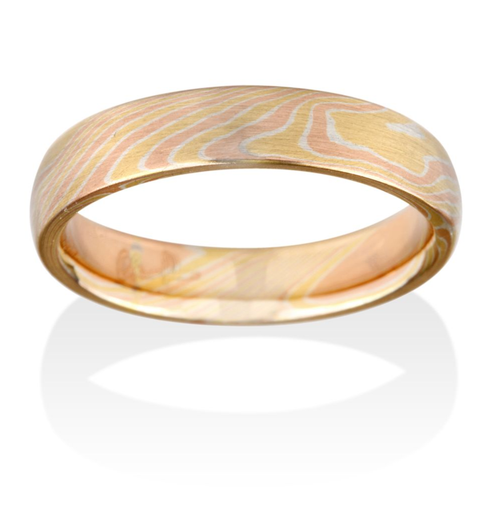 Birch - 14K Red, 18K Yellow Gold, Silver