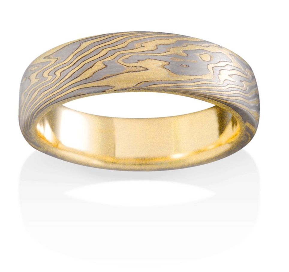 Oak - 18K Yellow Gold, Pd500, Silver
