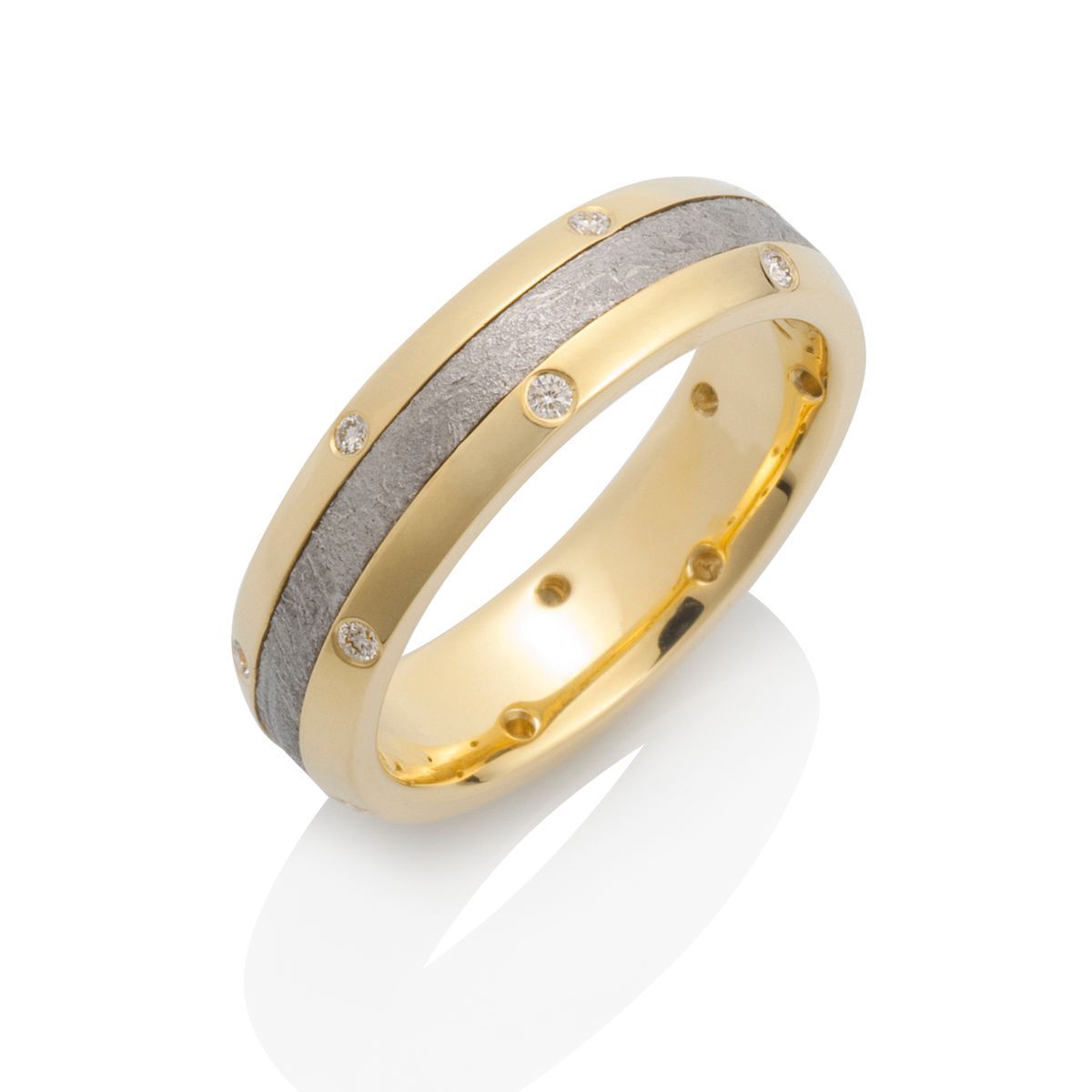 Canopus - 18K Yellow Gold, 14 Diamonds
