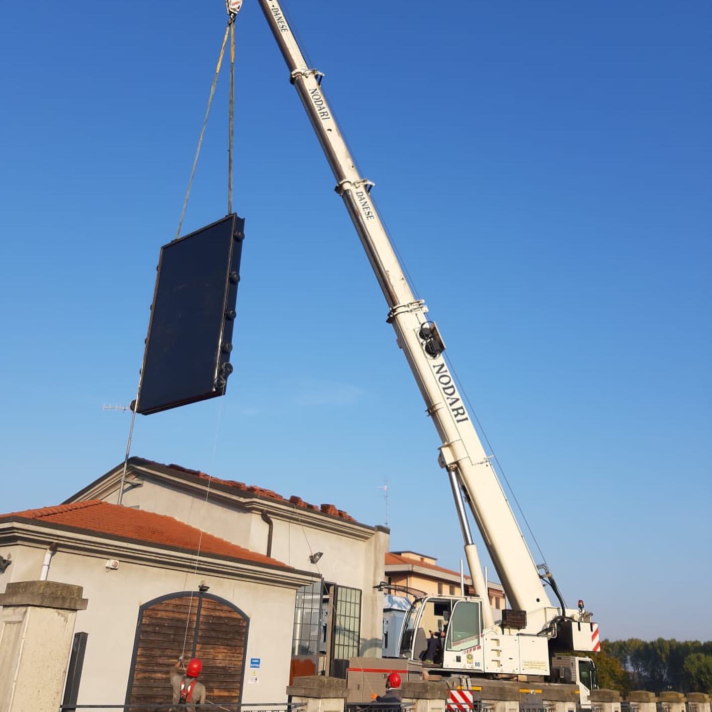 sollevamento tettoria