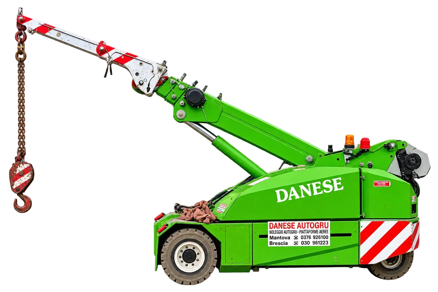 gru semovente elettrica