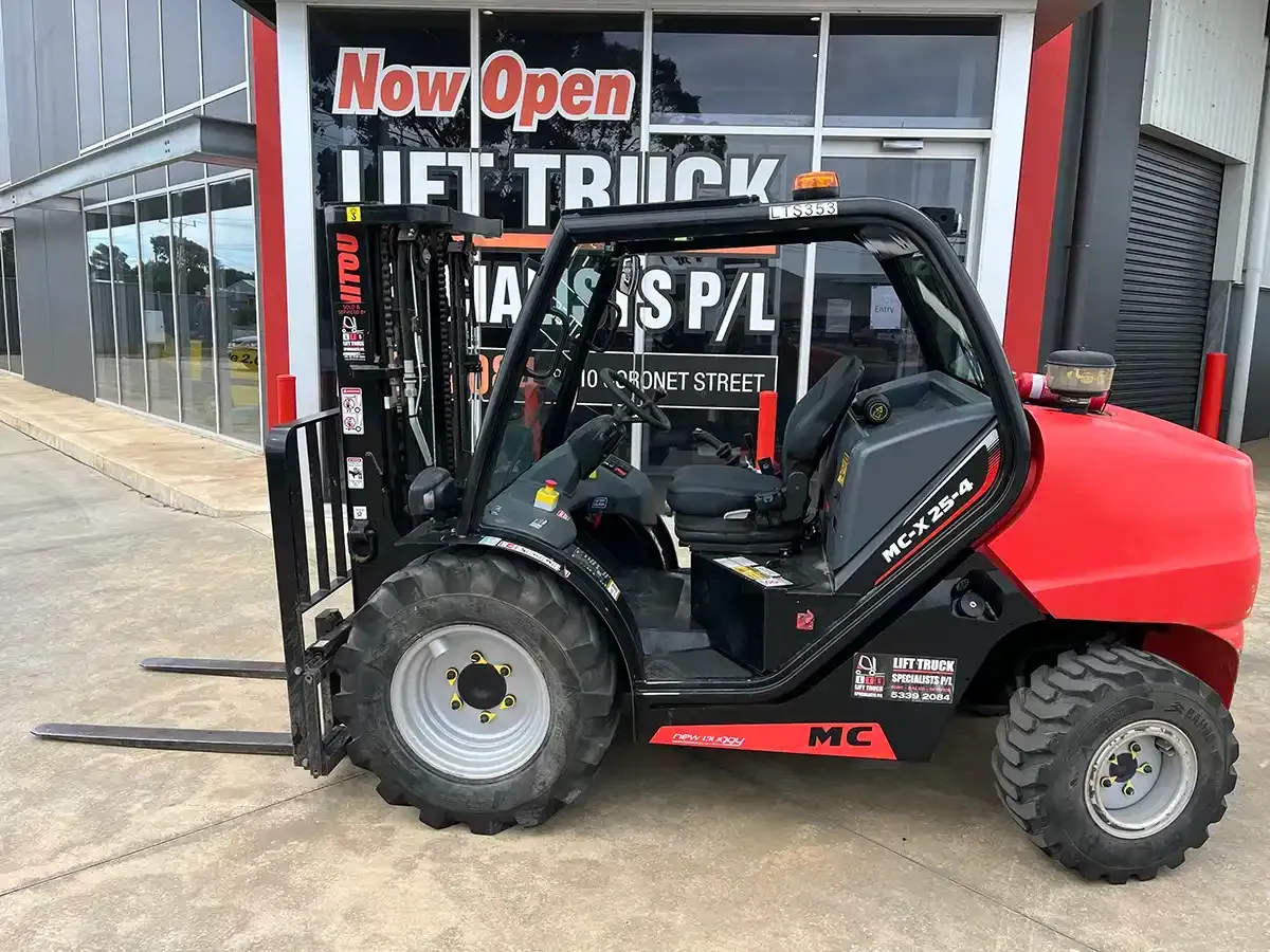 Liftruck Ballarat Rental MC-X 25-4 Rough Terrain Forklift for Hire