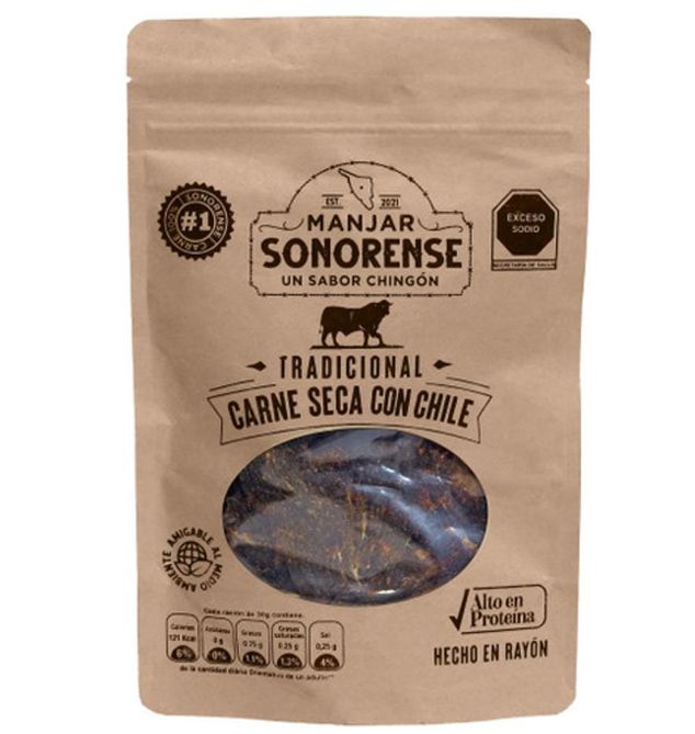 Carne seca con chile 250gr