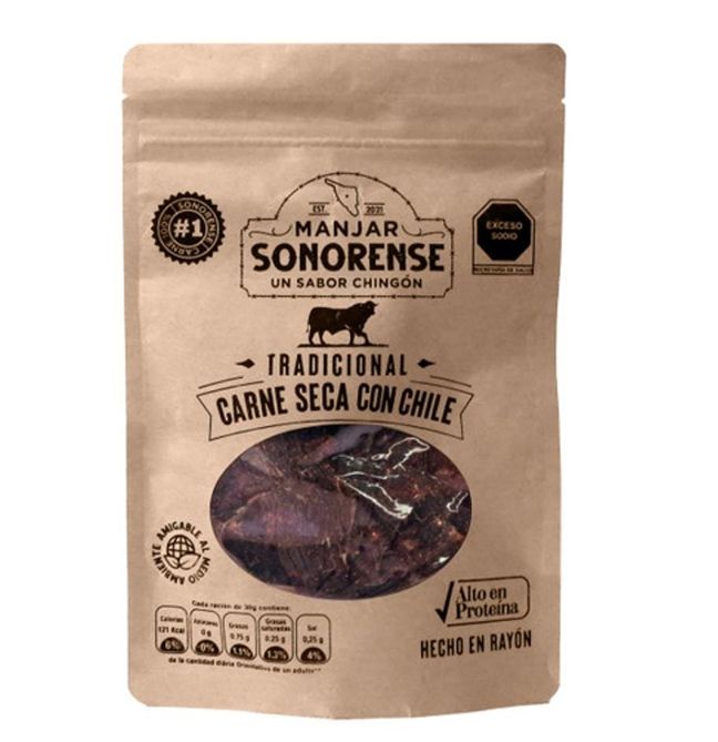 Carne seca con chile 130 gr