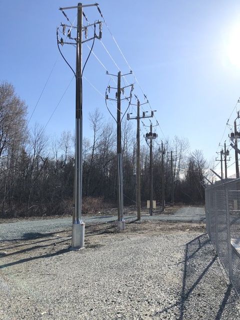 Lignes de distribution d'électricité industrielle