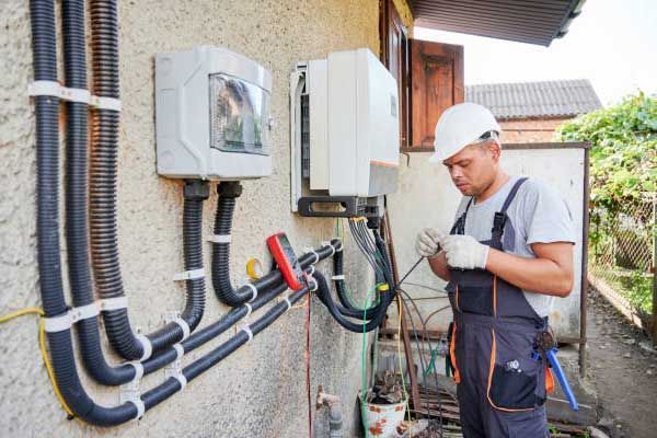 solar battery installation