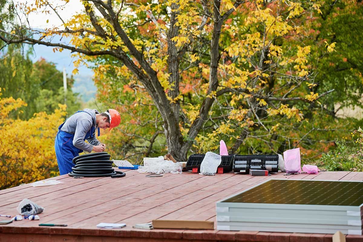 solar installation preparation