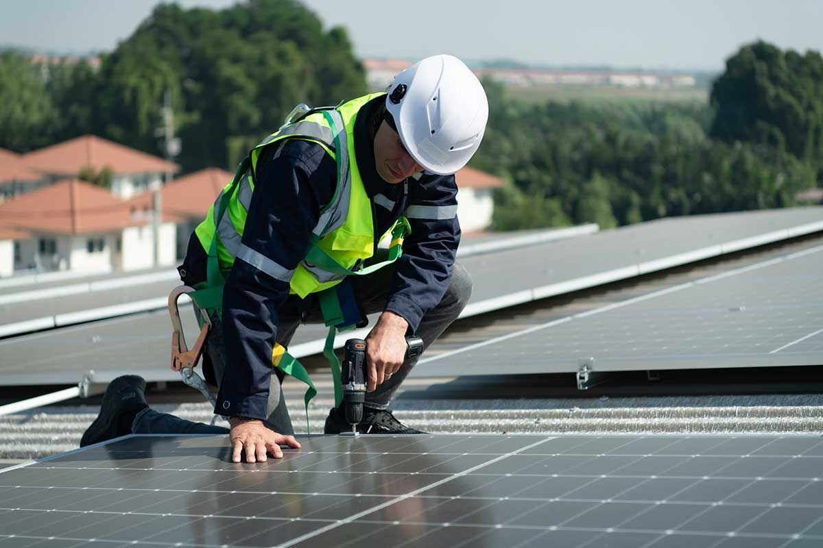 solar panel installation