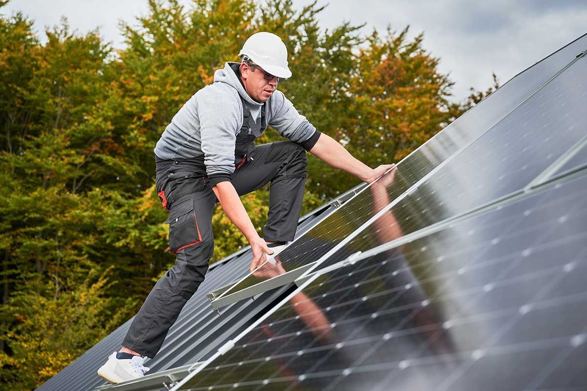 solar panels installation