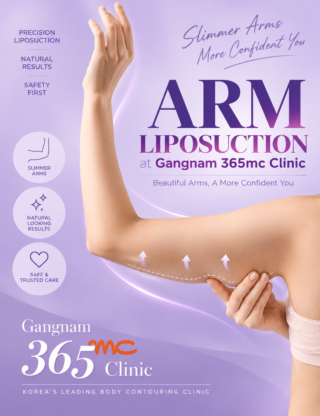 Arm liposuction at 365mc Seoul
