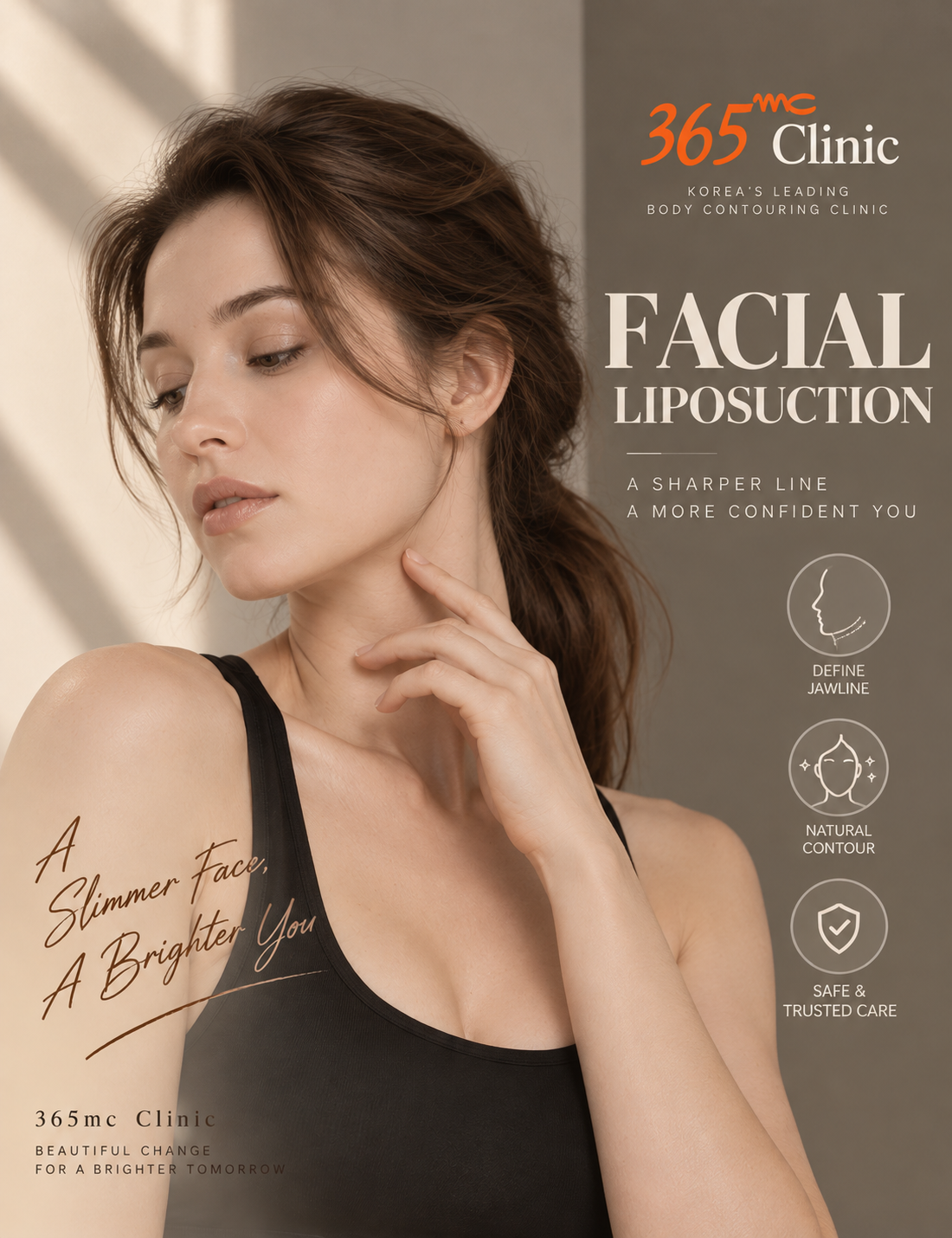 Facial liposuction at 365mc Seoul