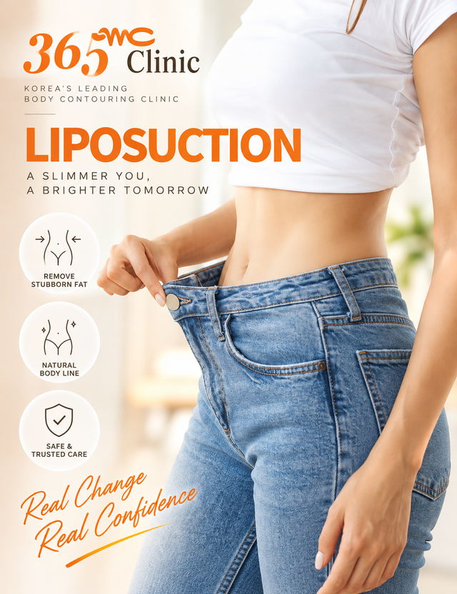 Liposuction in Korea at 365mc Seoul – treatment poster