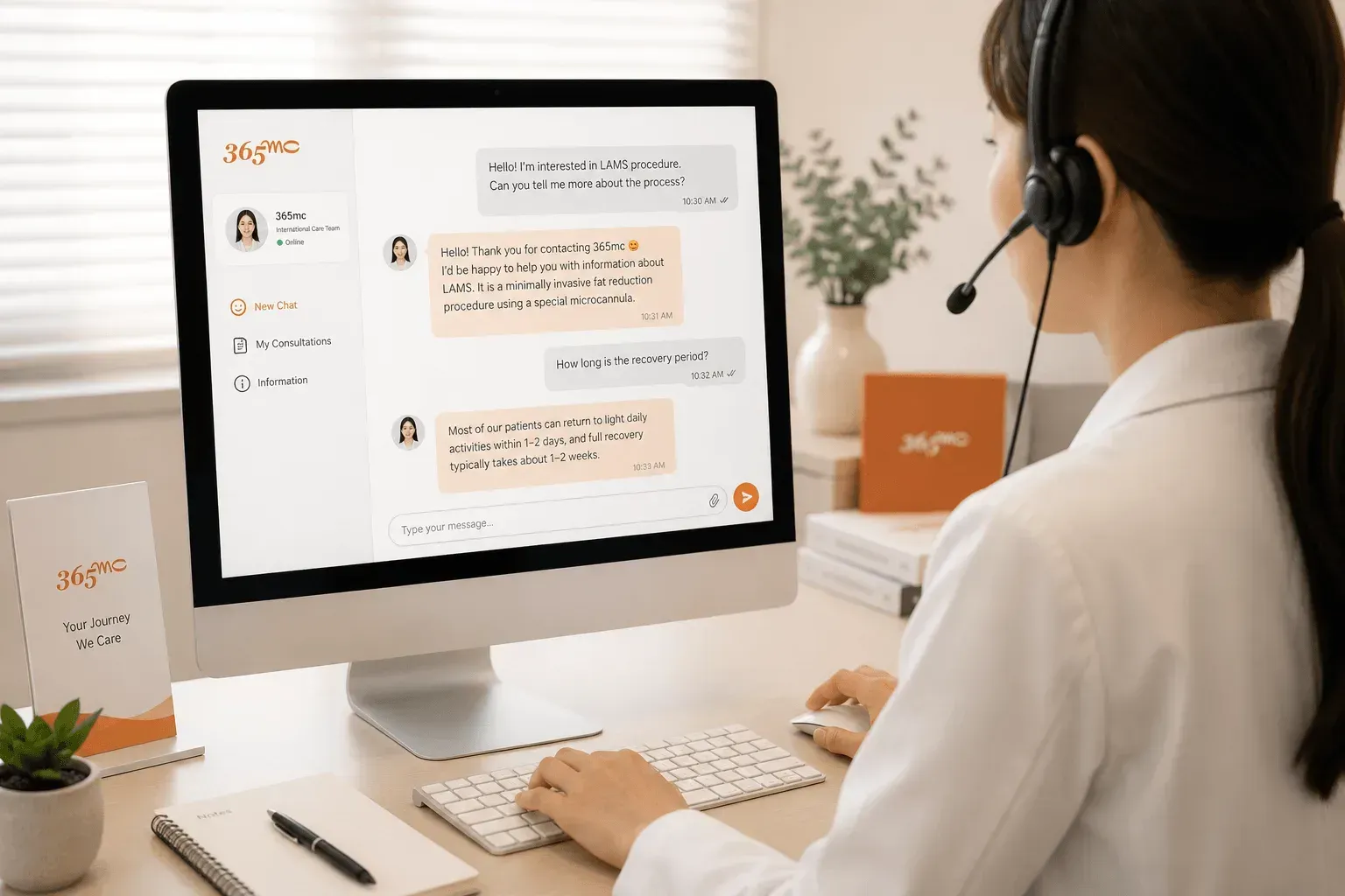 365mc staff providing remote follow-up care