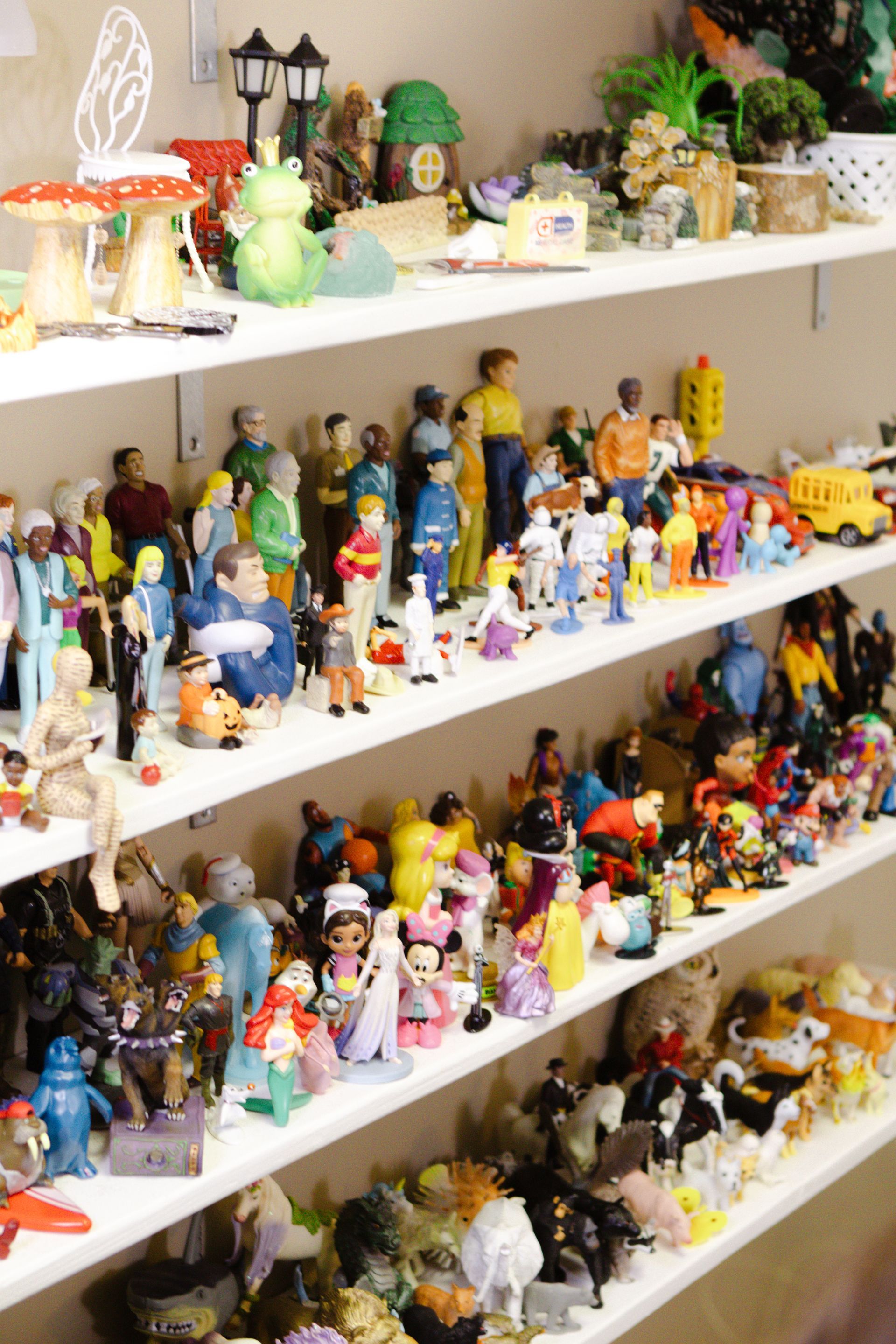 toys on shelves
