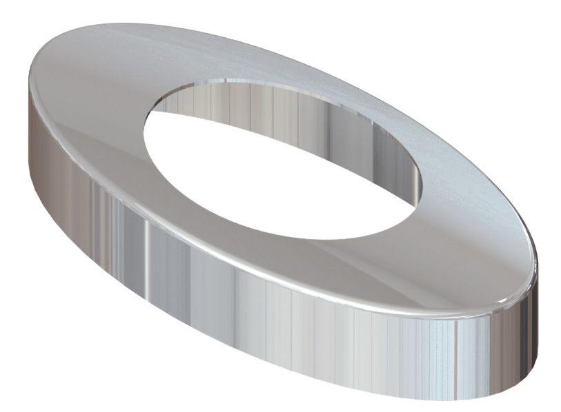 Cover Plate for 22007 Spigot Satin Finish Duplex 2205