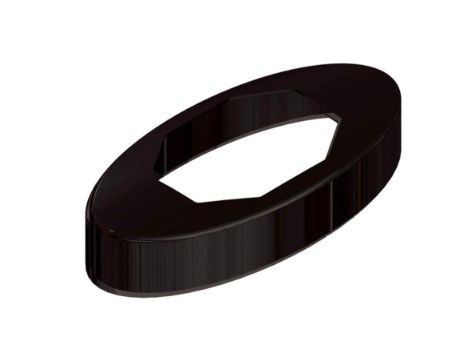 Cover Plate for 22008 Spigot Duplex 2205 (PPC Black)