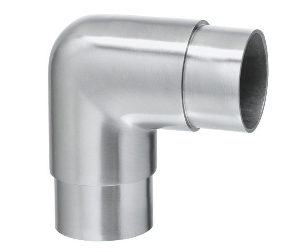 Round Elbow 90 Deg Corner 42.4mm Fix 316