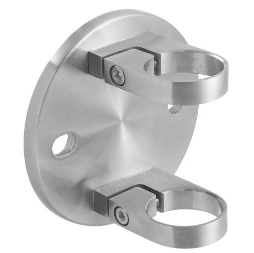 Wall Baluster Bracket Round Back 42.4mm Fix 316