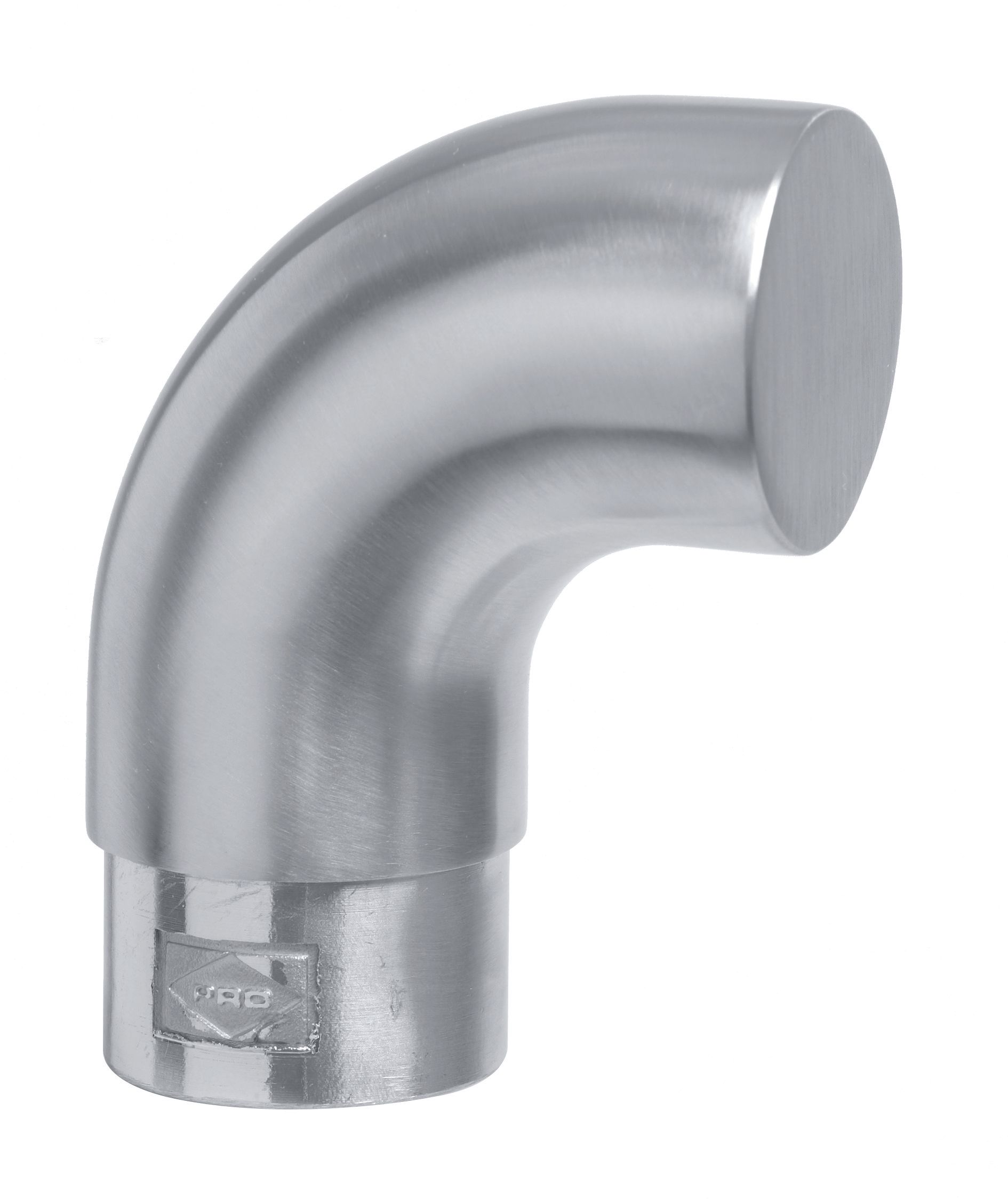 90 Degree Flush Angle Scroll End 42.4mm Fix 316