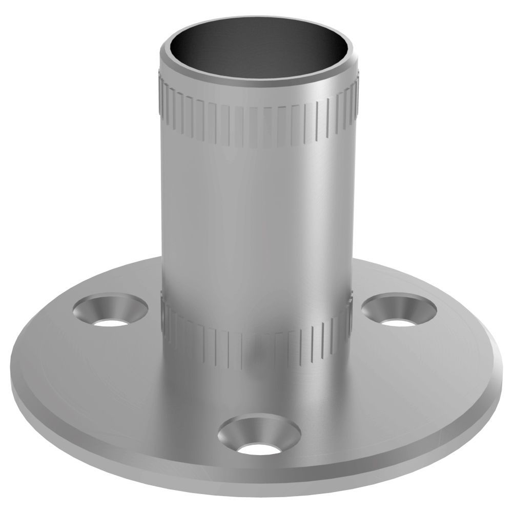 Internal Fit Rd Hammer Fit Tube Flange For 42.4mm Tube Grade 316