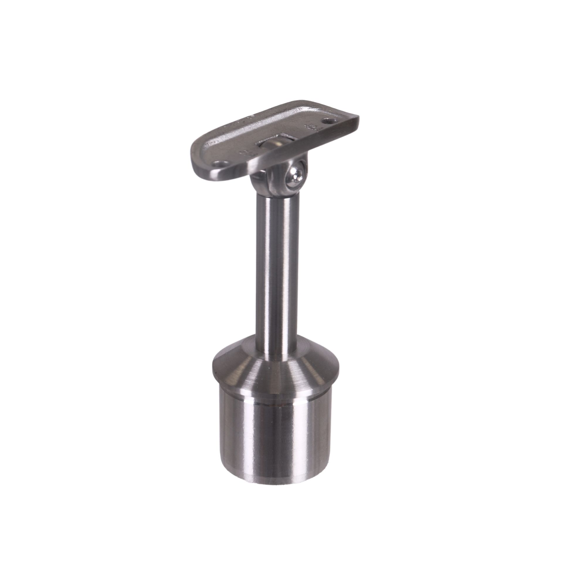 Handrail Saddle Bracket 42.4mm Fix Mounting Adj Spigot 316
