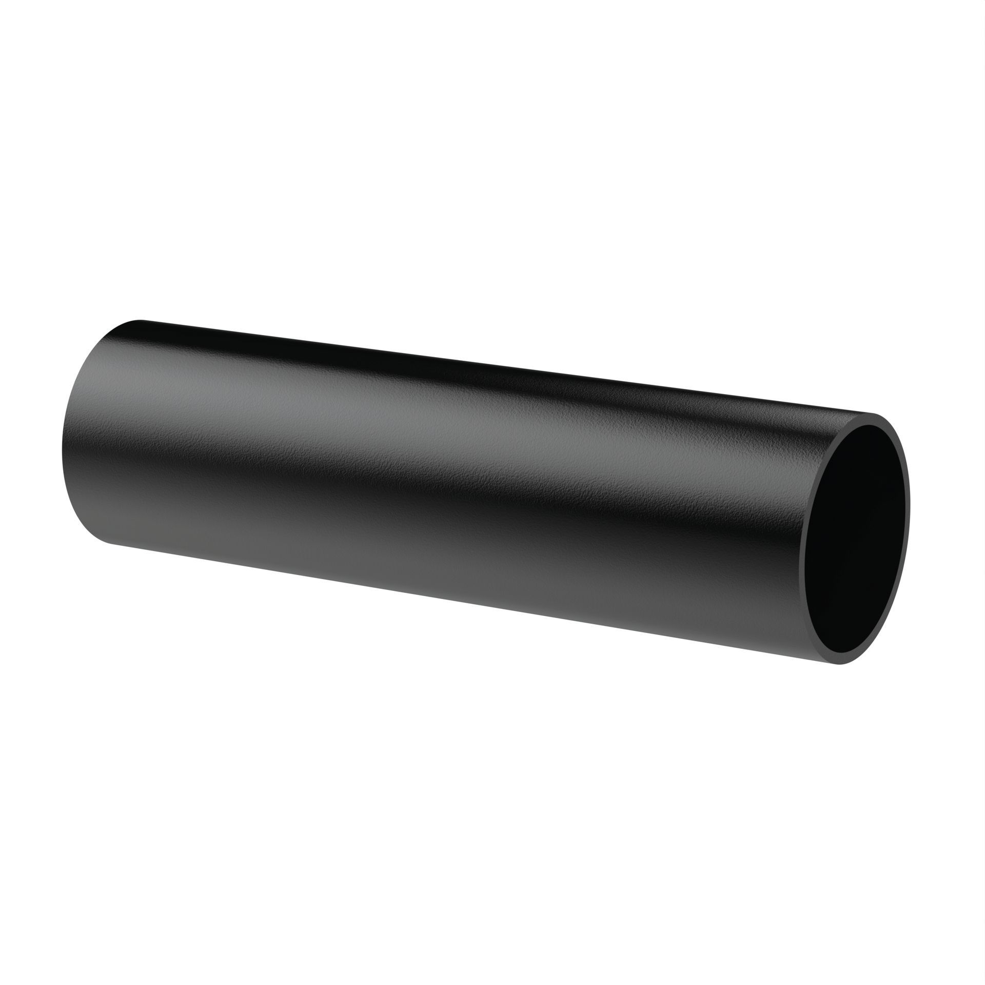 42.4mm Round Tube - Black 3000mm Long