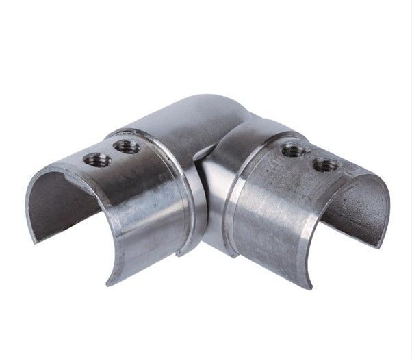 Adjustable Corner - Horizontal S/S 316 Fits 42.4mm Dia. split tube