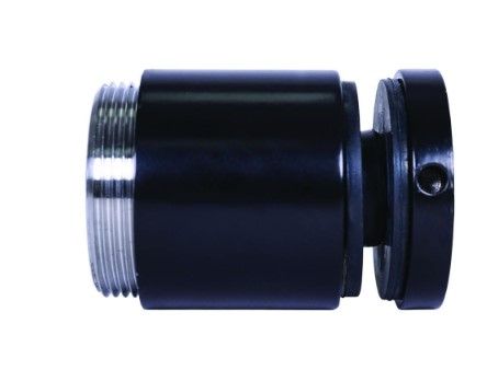 Black Adj.Stand Off Bracket - 50mm O/D x 30mm For Glass from 12.76 - 25.52mm 316 S/S