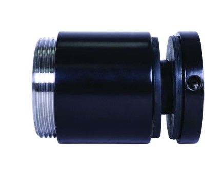 Black Adj.Stand Off Bracket - 50mm O/D x 50mm For Glass from 8 - 25.52mm 316 S/S Satin